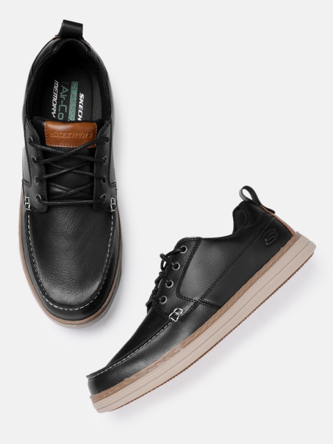 

Skechers Men Black Heston Sendo Sneakers