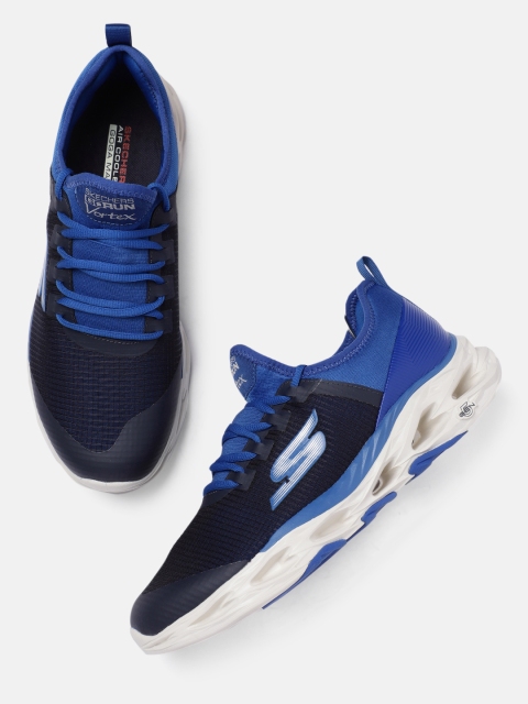 

Skechers Men Navy Blue GO RUN VORTEX-STORM Running Shoes