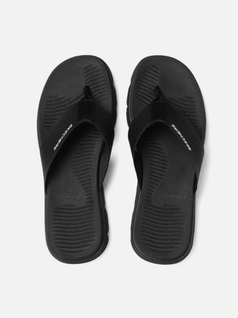 

Skechers Men Black Solid WIND SWELL-BUTTERLAKE Thong Flip-Flops