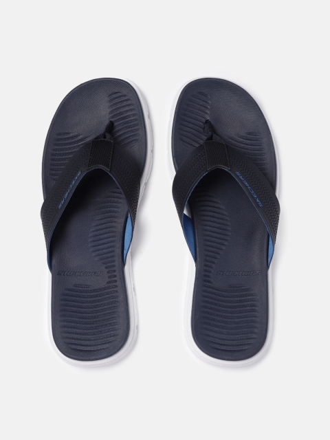 

Skechers Men Navy Blue Solid WIND SWELL-BUTTERLAKE Thong Flip-Flops