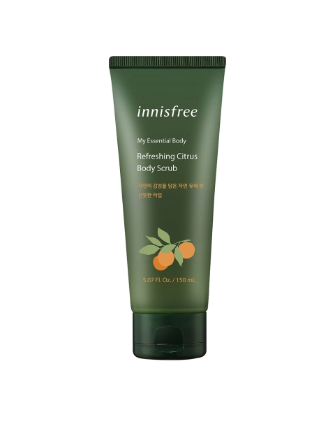 

Innisfree Unisex My Essential Refreshing Citrus Body Scrub 150 ml, Green