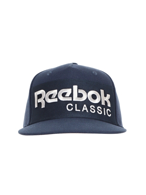 

Reebok Classic Unisex Navy Blue Embroidered Classic Foundation Snapback Cap