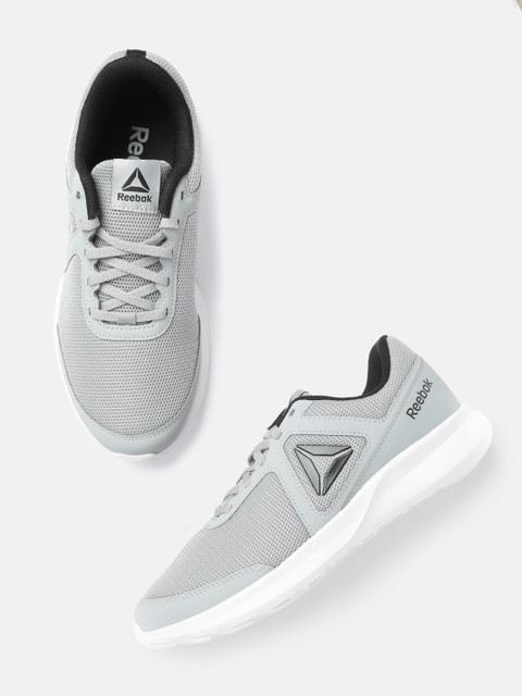 

Reebok Men Grey Solid Quick Motion Running Shoes