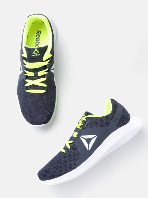 

Reebok Men Navy Blue Solid Energylux Running Shoes