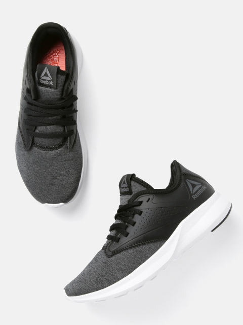 

Reebok Women Charcoal Grey & Black Colourblocked Cruiser Running Shoes