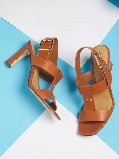 

CHARLES & KEITH Women Brown Solid Heels
