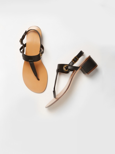 

CHARLES & KEITH Women Black Solid Heels