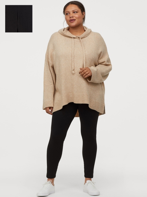 

H&M+ Women Black 2-Pack Jersey Sustainable Leggings