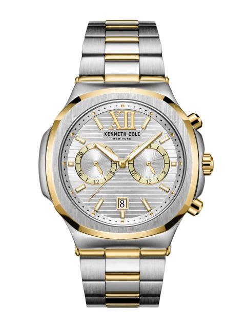 

Kenneth Cole Men Silver-Toned Analogue Watch KC51017004MN