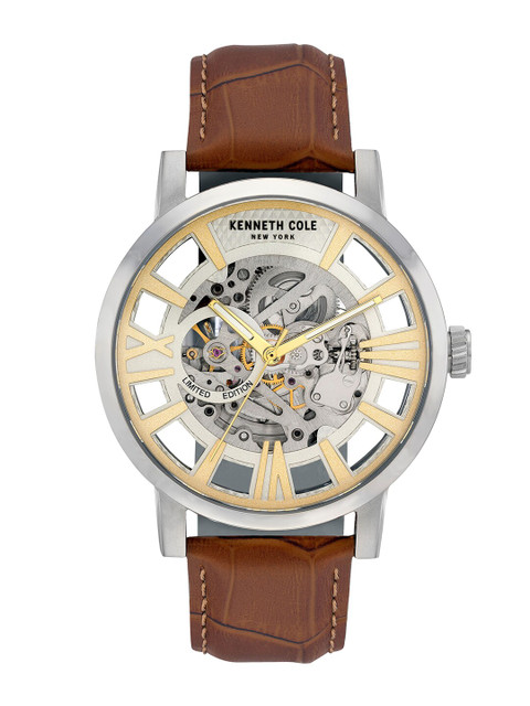 

Kenneth Cole Men Silver-Toned Analogue Watch KC51018002MN