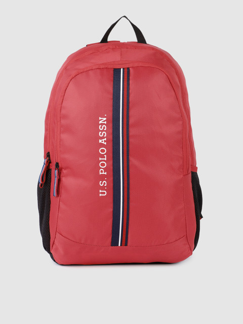 

U.S. Polo Assn. Unisex Red Brand Logo Backpack