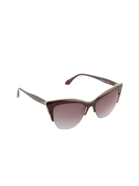 

Farenheit Women Cat Eye Sunglasses SOC-FA-1548 -C2, Brown