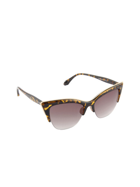 

Farenheit Women Cat Eye Sunglasses SOC-FA-1548 -C4, Brown
