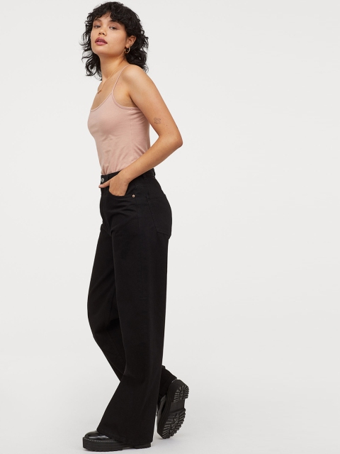 

H&M Women Peach-Coloured Long Strappy Top