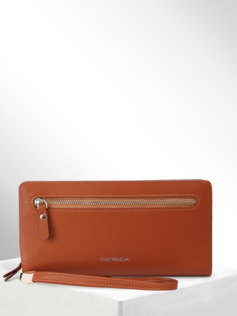 

CORSICA Women Tan Brown Solid Two Fold Wallet