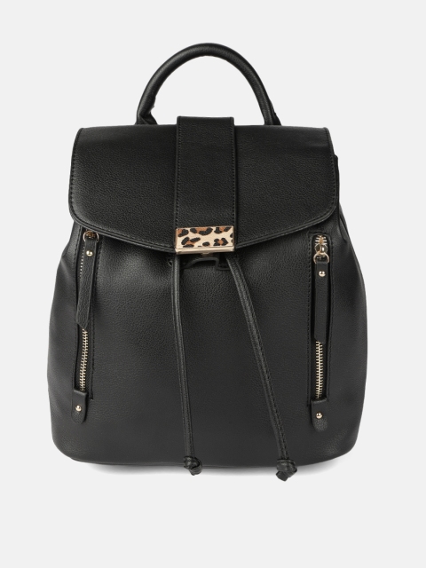 

DressBerry Women Black Solid Backpack