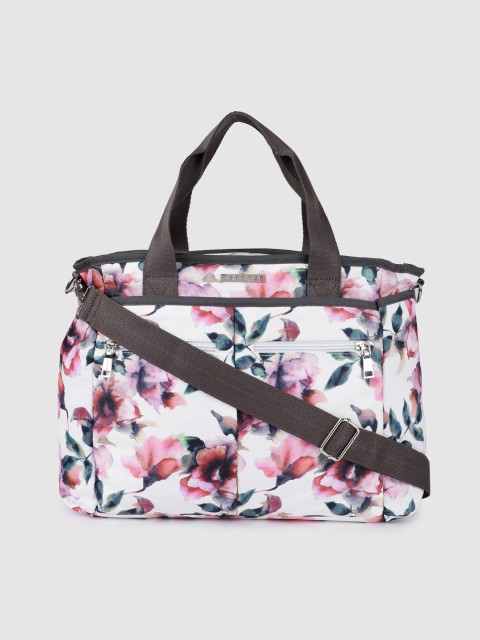

Caprese White Printed Shoulder Bag