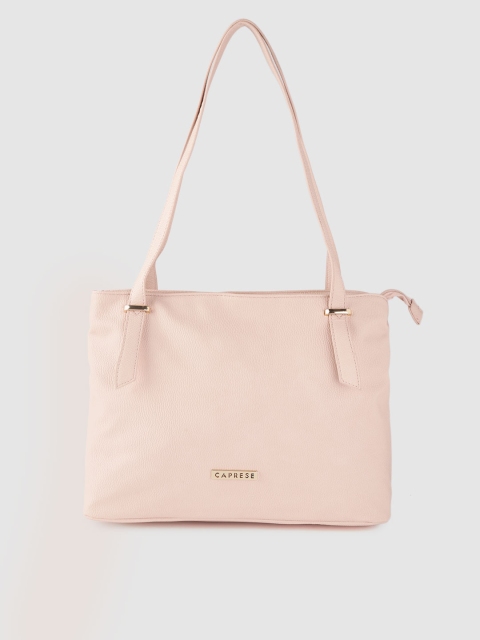 

Caprese Peach-Coloured Solid Shoulder Bag