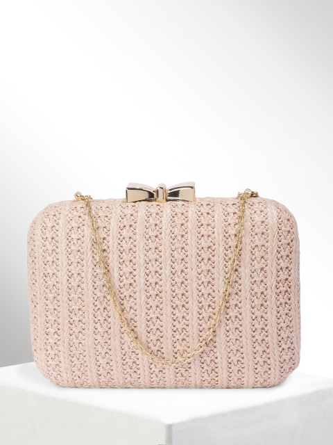 

CORSICA Pink Textured Clutch