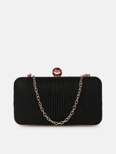 

Anouk Black Embellished Clutch