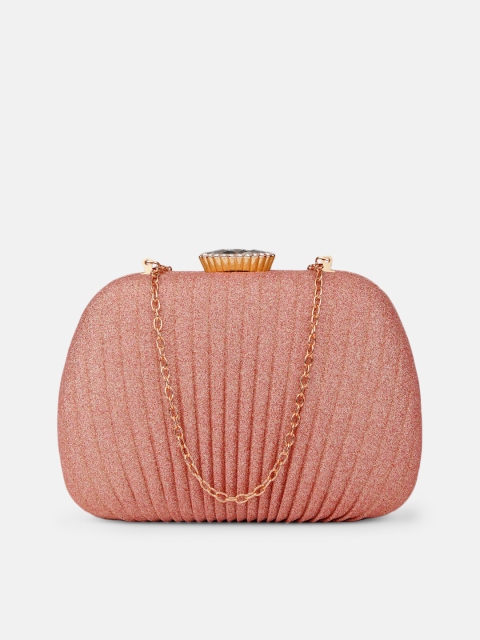 

Anouk Pink Embellished Clutch