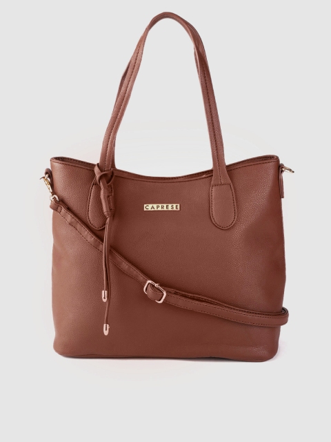 

Caprese Brown Solid Shoulder Bag