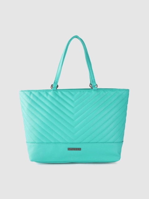 

Caprese Turquoise Blue Quilted Shoulder Bag