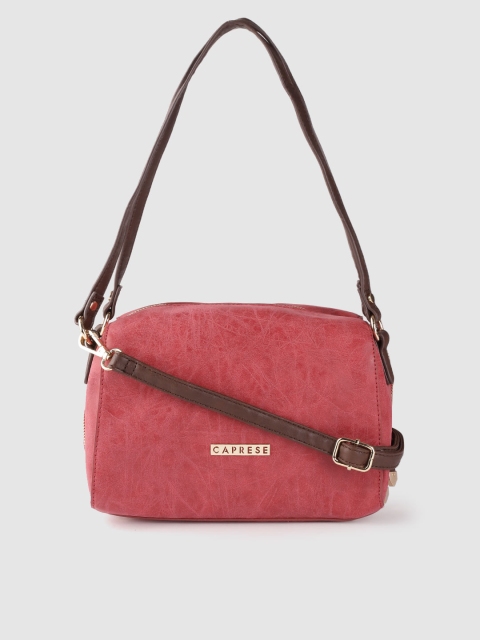 

Caprese Red Solid Shoulder Bag