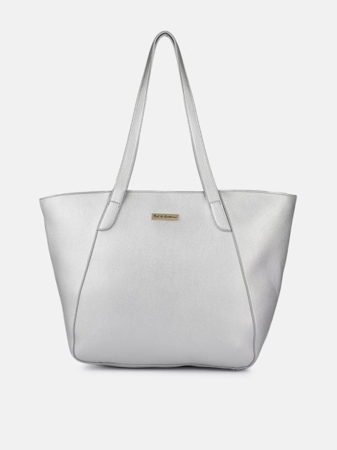 

Mast & Harbour Silver-Toned Solid Shoulder Bag