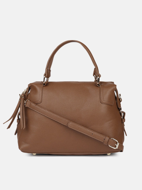 

Mast & Harbour Tan Brown Solid Handheld Bag