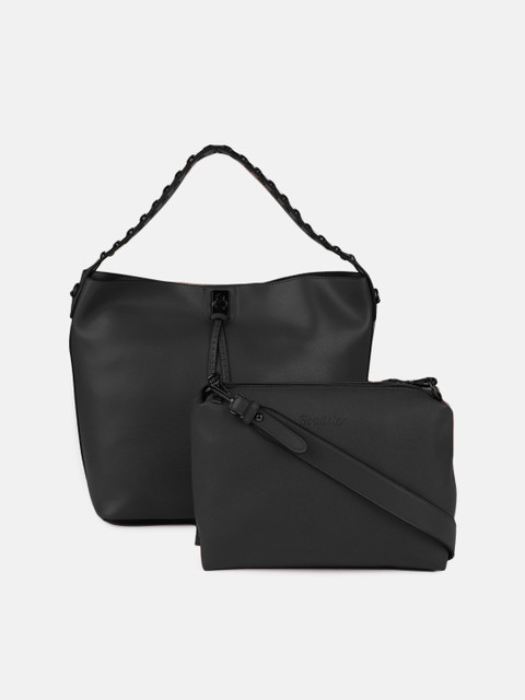 

Roadster Black Solid Hobo Bag