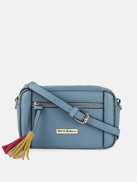 

Mast & Harbour Blue Solid Sling Bag