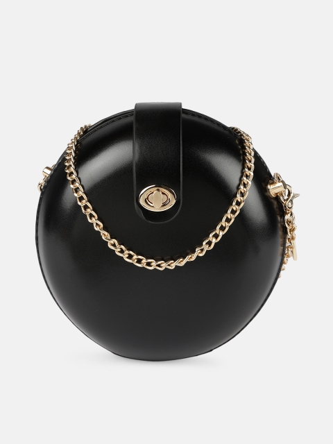 

DressBerry Black Solid Sling Bag