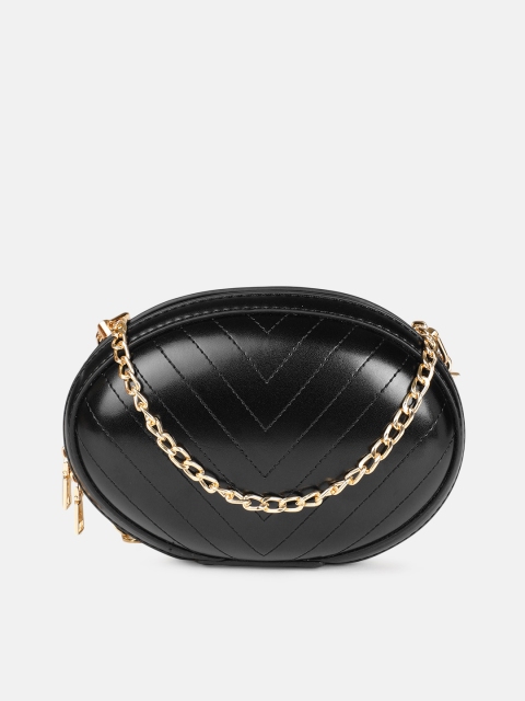 

DressBerry Black Solid Sling Bag