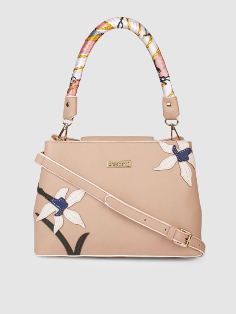 

DressBerry Light Pink Solid Handheld Bag