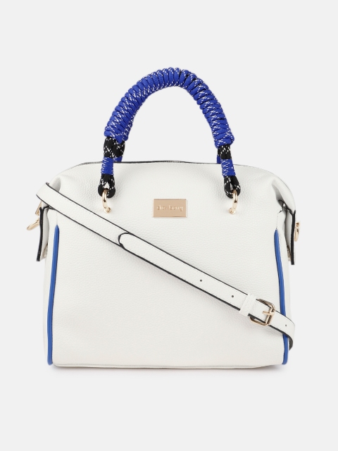 

DressBerry White Solid Handheld Bag