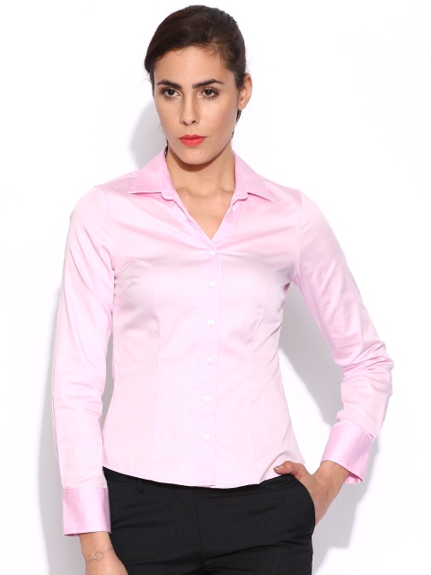 

Van Heusen Woman Pink Formal Shirt