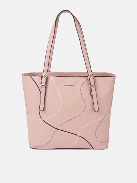 

Mast & Harbour Pink Embroidered Shoulder Bag with Pouch