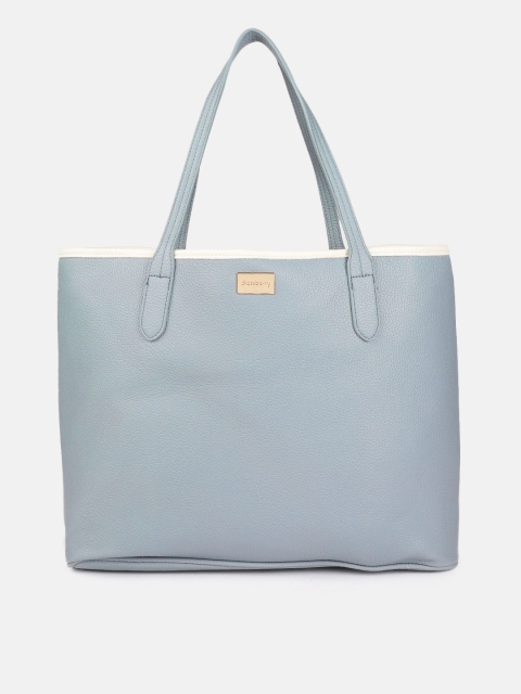 

DressBerry Blue Solid Tote Bag