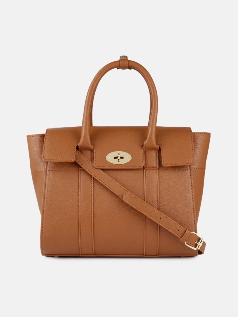 

Mast & Harbour Brown Solid Handheld Bag