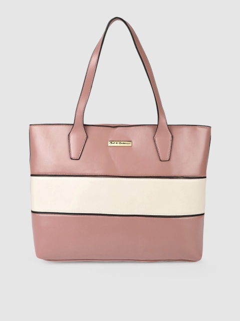 

Mast & Harbour Pink & White Colourblocked Shoulder Bag
