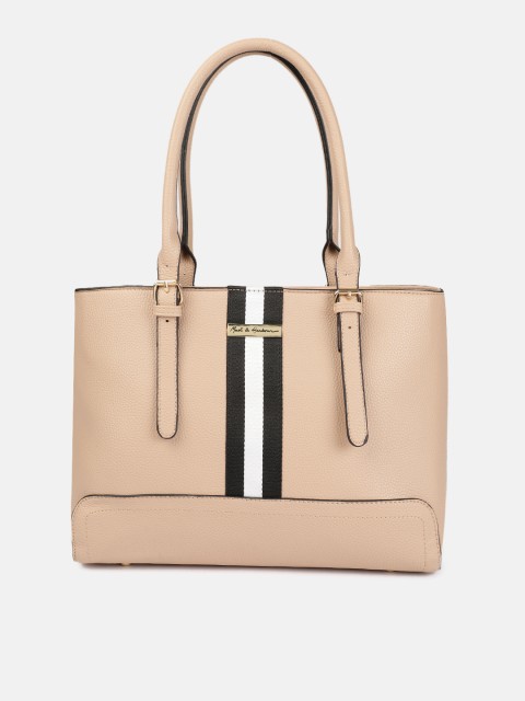 

Mast & Harbour Beige Solid Shoulder Bag