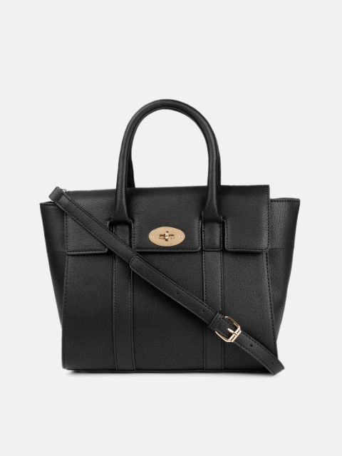 

Mast & Harbour Black Solid Handheld Bag