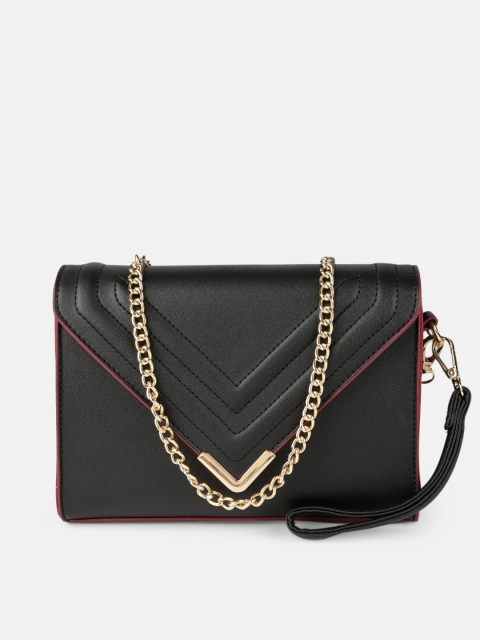 

DressBerry Black Solid Sling Bag