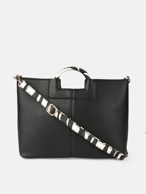 

DressBerry Women Black Solid Handheld Bag