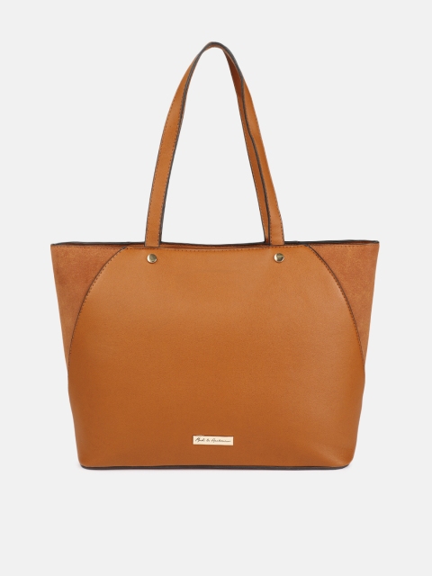

Mast & Harbour Tan Brown Solid Shoulder Bag