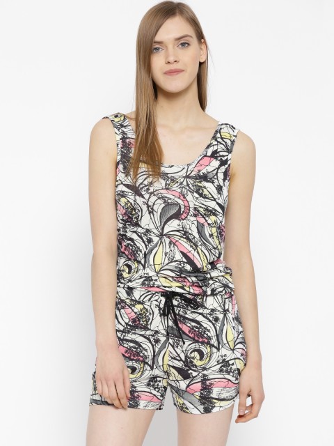 

ONLY White Printed Playsuit