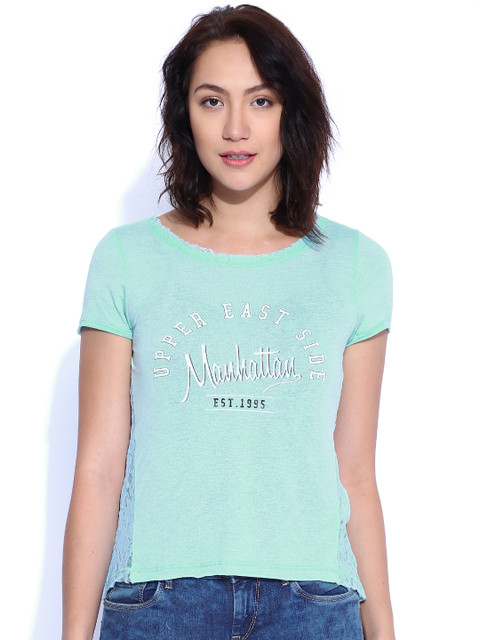 

ONLY Blue Printed Top