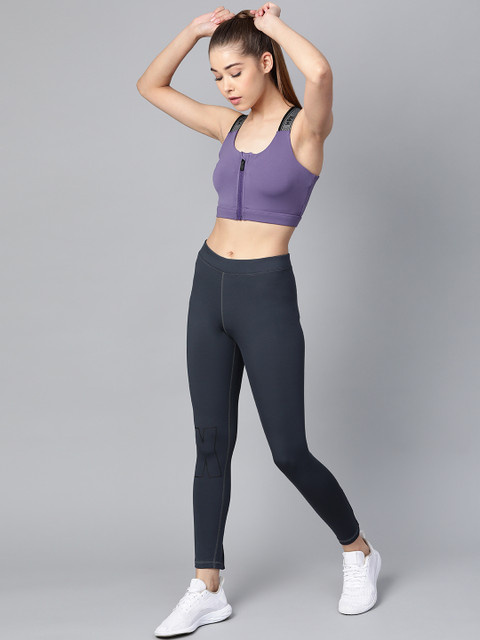 

HRX by Hrithik Roshan Purple Solid Seamless Rapid Dry Training Bra WKT-1433-B