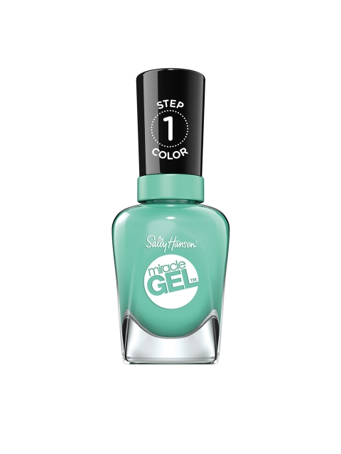 

Sally Hansen Step 1 Miracle Gel Nail Polish- Prince Char-mint 754 14.7 ml, Sea green